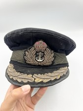 Genuine WW1 Royal Navy Captains / Commanders Officers Cap