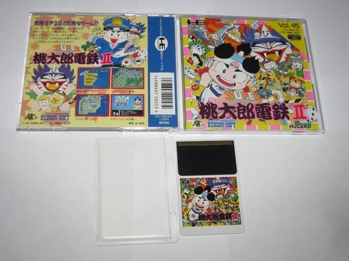 Super Momotaro Dentetsu II 2 PC Engine HuCard Japan import US Seller
