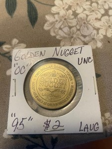 $2.00 CASINO TOKEN  GOLDEN NUGGET  LAUGHLIN, NV (1995)