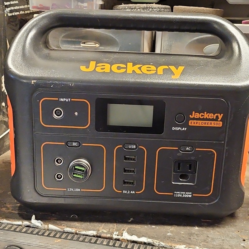 Jackery Explorer 500 500W 110V Portable Power Station Pure Sine Wave USB LCD