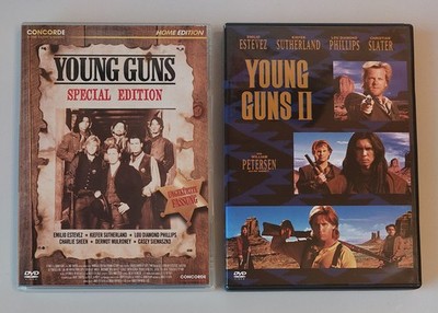 Young Guns 1 + 2 (Emilio Estevez, Kiefer Sutherland) [DVD]