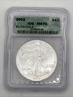 2002 American Silver Eagle MS70 ICG