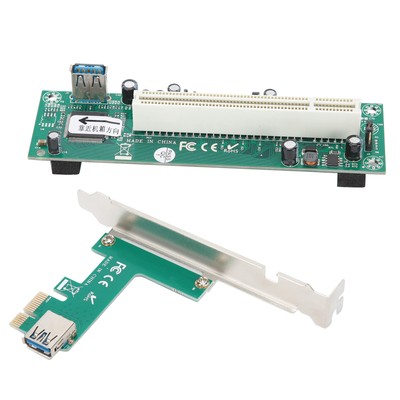 PCIE Express To PCI Adapter Network Card Controller Mini ASM1083 4-Pin Connect  