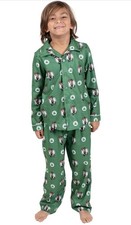 Ultra Game Youth NBA Official 2-Piece Super Soft Button Down Pajamas Set- Size 4