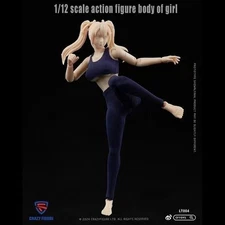 CRAZY FIGURE 1/12 6'' Boy & Girl Vegan LT003/LT004 Action Figure In Stock New