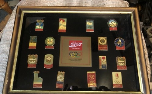 Coca-cola 16th Anniversary Olympic Winter Games Limited Edition pin set