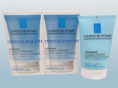 LA ROCHE POSAY TOLERIANE DOUBLE REPAIR MATTE MOISTURIZER 3.38 OZ EXP: 2028 2PCS