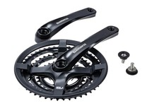 SHIMANO Fahrrad Kurbel Garnitur FC-TY501 Zähnezahl 48-38-28 Kettenschutzring