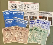 Lot of 12 View Master Order Forms