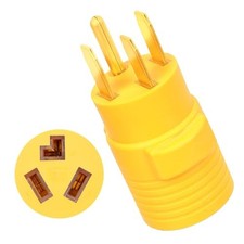 NEMA 14-50P to 10-30R, 50Amp to 30Amp Dryer Adapter, 4 Prong 14-50P Male to 3