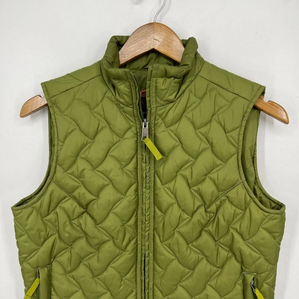 Chaleco acolchado Royal Robbins para mujer talla S verde cremallera completa bolsillos ropa exterior Foto 2 de 4