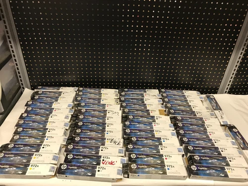 Lot of 50 Empty Virgin HP 972A PageWide Ink Cartridge