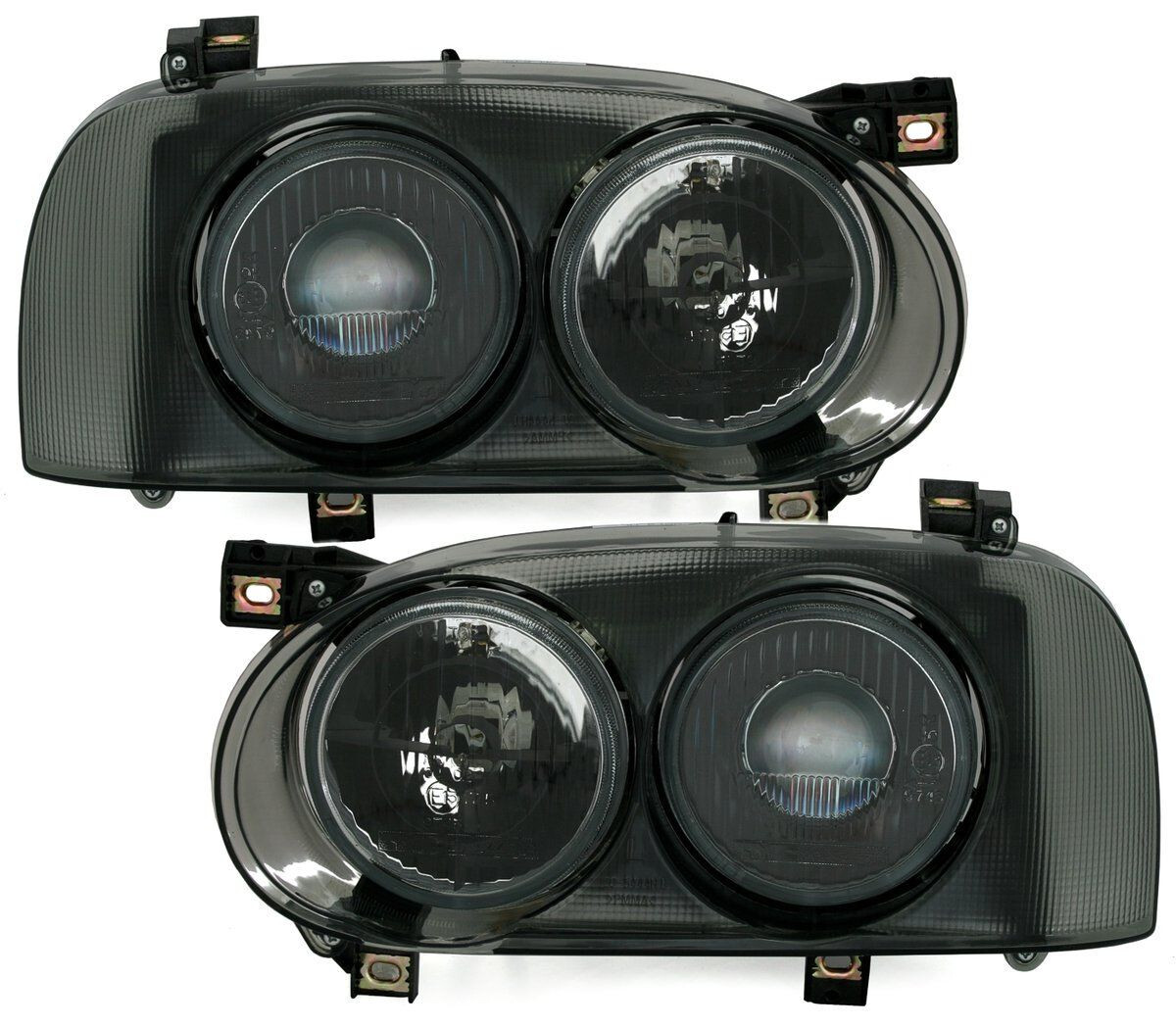 TYC Headlight Set For VW Golf Mk3 91-99 Insert colour Black | eBay