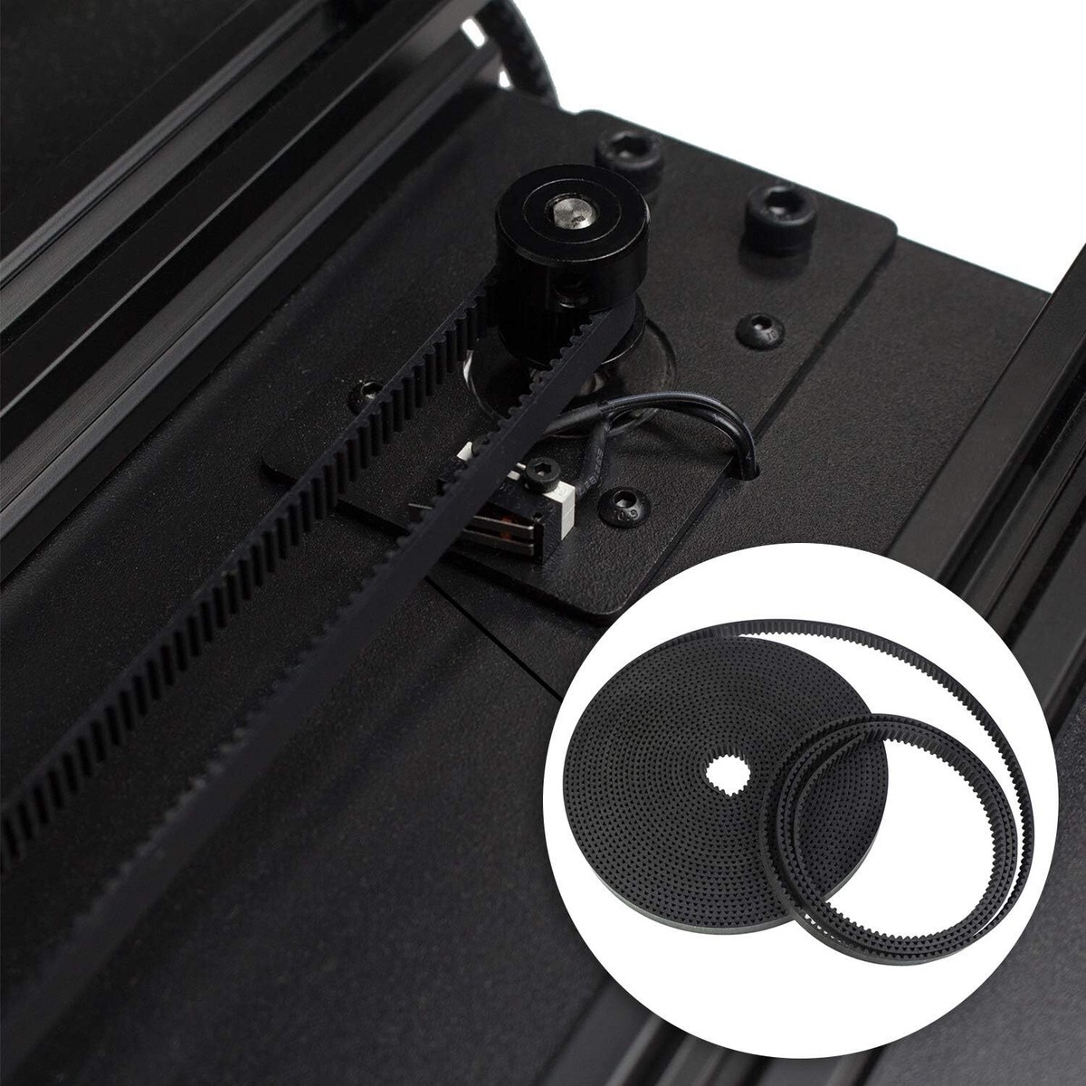 Open Ended Timing Belt 10 Meter GT2 Timing Belt Width 9mm - View #9