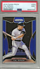 Cal Ripken Jr. 2019 Panini Prizm Blue Prizm (#254) PSA 9