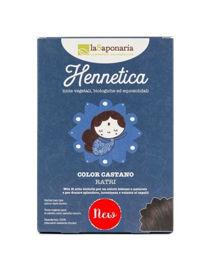 La saponaria - Tinta vegetale Hennetica CASTANO SCURO - Ratri