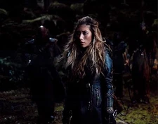 DICHEN LACHMAN w/ COA  8x10 autograph photo THE 100 TV SHOW
