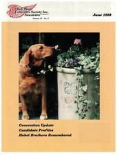 czerwiec 1998 wydanie Red Wing Collectors Newsletter