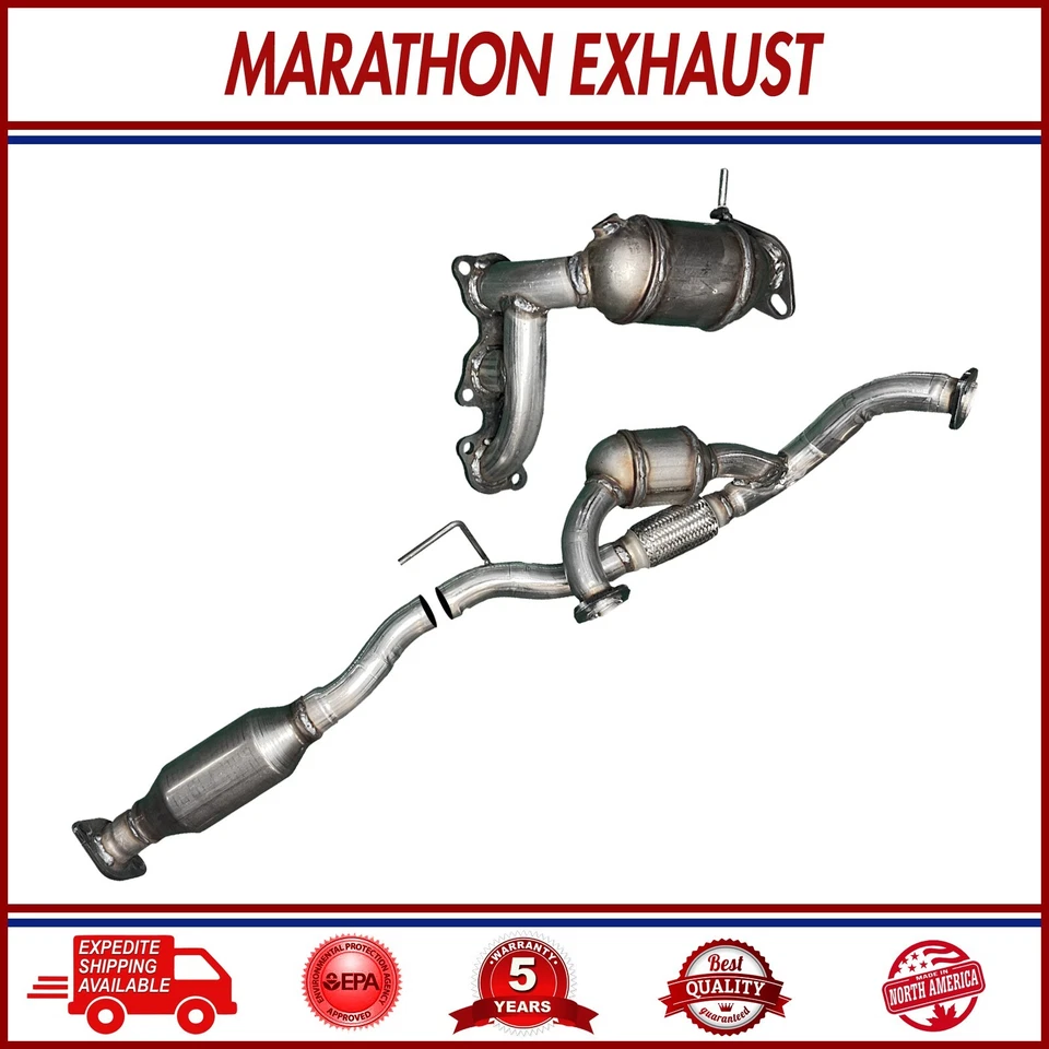 Catalítico delantero + trasero para 1998 ES300|97-01 Camry|99-03 Solara|98-99 Avalon 3,0 L Foto 4 de 4