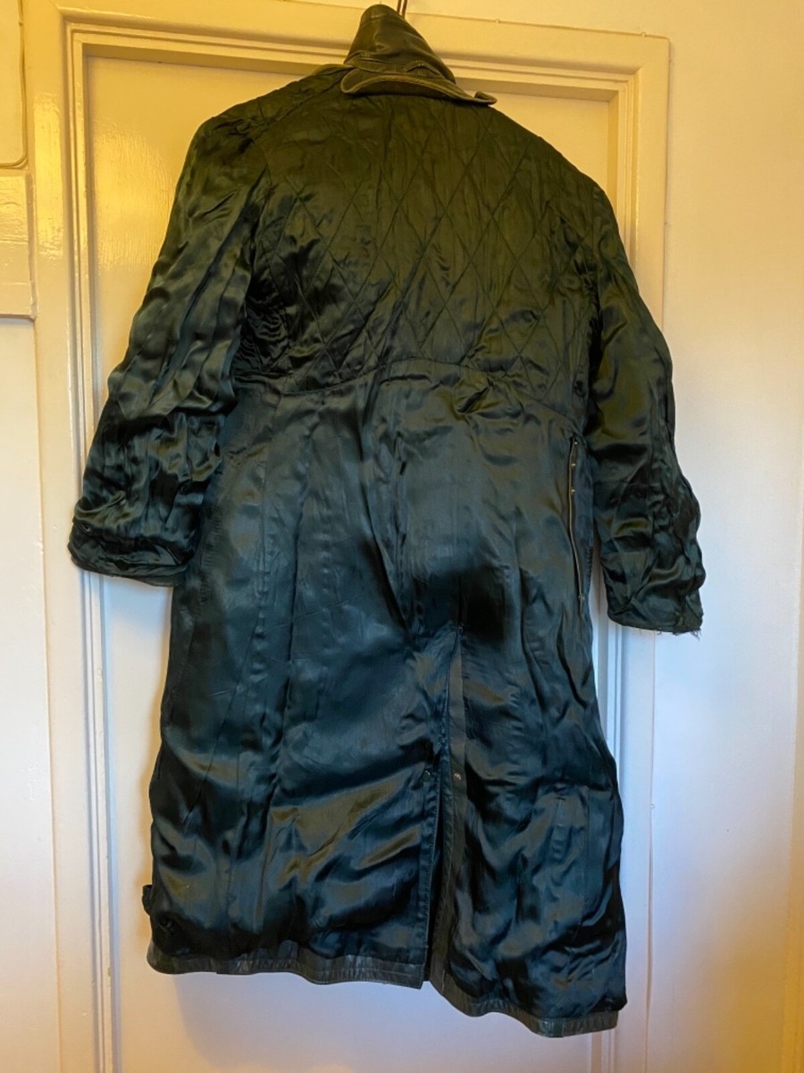 WWII Genuine Second world war German officer's leather trench coat