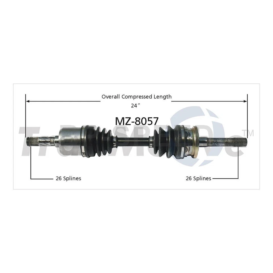 左 + 右前 CV 轴轴适用于 1987 年马自达 B2600 1988 年马自达 B2600 — 第 3/3 张图片