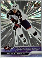 Mikael Pyyhtia 2023-24 Upper Deck Series 2 #477 Young Guns Outburst CBJ