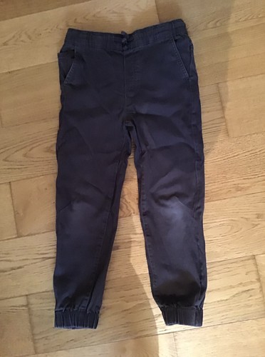 Boys Charcoal Black Vertbaudet Denim Style Joggers 9 Years 134cm