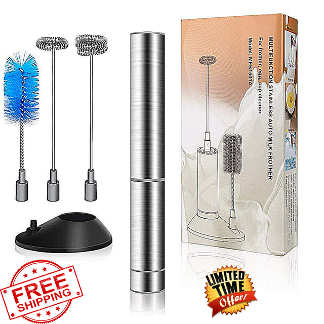 Handheld Electric Milk Frother, Automatic Foam Maker for Coffee