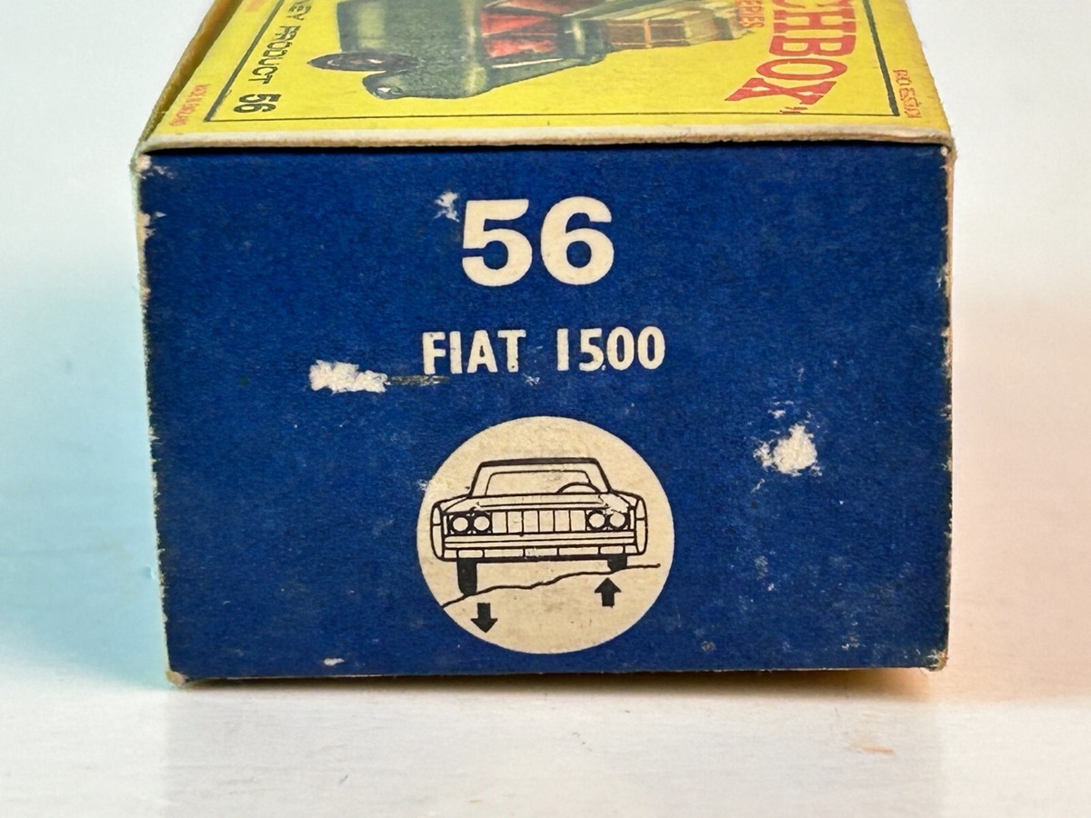 Matchbox No 56 Fiat 1500 Sedan with Original Box | eBay