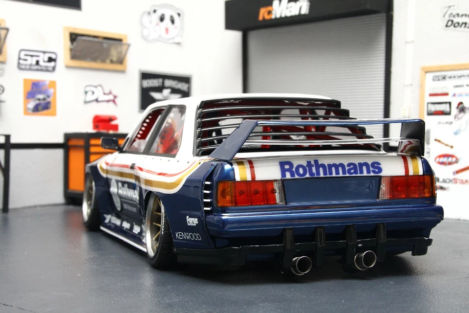 RC Body Car Drift 1:10 BMW 3 E 30 Coupe E30 widebody APlastics New Shell Kit - Image 3 of 4