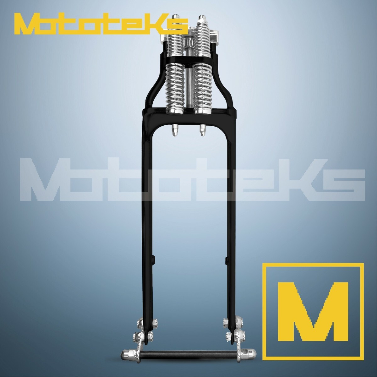 HARLEY BLACK SPRINGER FRONT END +10