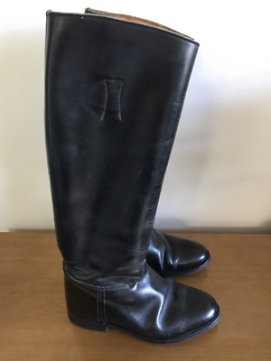 Regent Riding Boots - Sanders Shoes - Made in England - Vintage - Size UK4