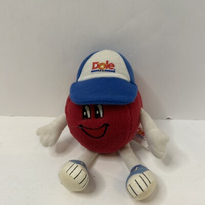 CRANSTON CRANBERRY plush doll 1999 fruit toy Dole pineapple Oahu w/ hat B11
