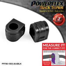 Powerflex Black Frarb Bushes 26.6 Pour Buick LaCrosse 2 10-16 PFF80-1503-26.6BLK