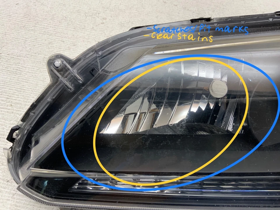 2013 2014 2015 Honda Accord Sedan Driver Side Halogen Headlight Foto 4 de 4