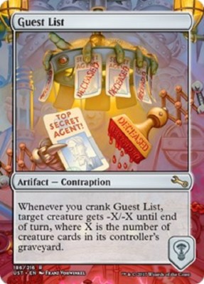 MTG Guest List Unstable card Magic the Gathering NM COntraption | eBay MTG Guest List Unstable card Magic the Gathering NM COntraption | eBay