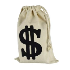 Large Dollar Sign Party Favor Money Goody Bag