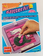 Vintage Ohio Art Glitter Art Mermaid Design