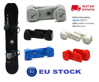 2 PC SNOWBOARD WALL MOUNT STORAGE RACK DISPLAY FOR NIDECKER BATALEON RIDE ROSSIG