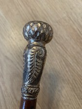 Antique walking cane gold fill