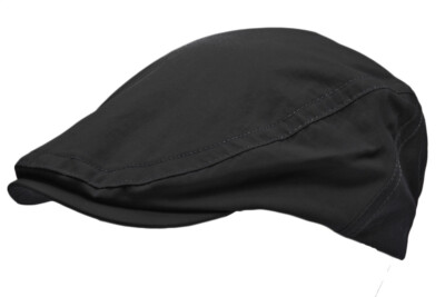 SHOWER PROOF FLAT CAP WATERPROOF WATER RESISTANT BLACK COUNTRY OUTDOOR HAT  UK