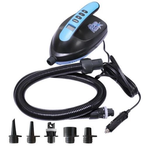 STAR PUMP SkinStar High Pressure 12V SUP Pumpe/Stand Up Paddelboard Pumpe, SUP Luftpumpe-