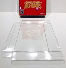 1 Box Protector For Super Mario All Stars Wii 25th Ann.  Fits NTSC size. Not PAL