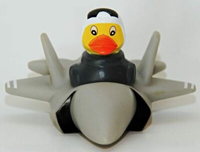 Air Force Rubber Duck, Patriotic Military Duck Floating Upright Waddlers  Brand