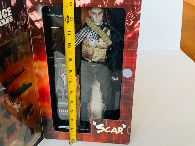 Elite Force Scar Terminate Military action figure Toy Box NIB 12