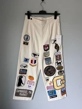 Bode Cambridge Mcnab Trousers - Size 31 - White - NEW