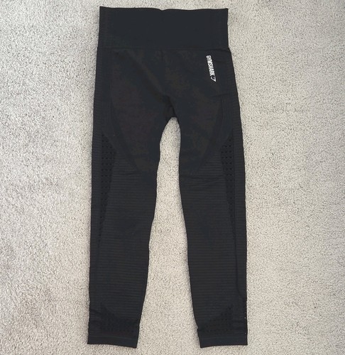 Women's Gymshark Energy + Seamless High Rise Seamless Leggings, Black M