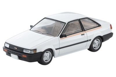 Tomica Tomytec LV-N284e Toyota Corolla Levin 2 Door weiss 1983 1:64