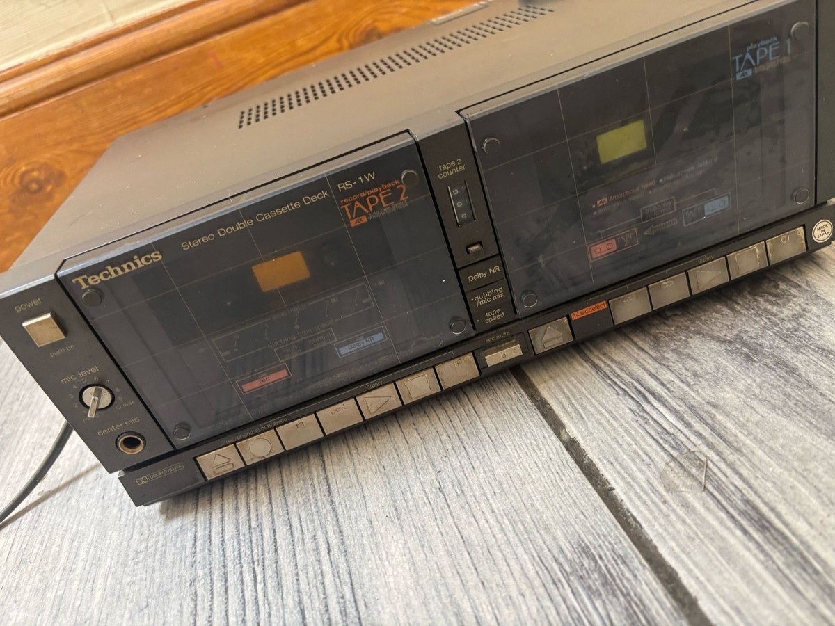 松下電器産業 Technics RS-1W Technics RS-1W Double Cassette Deck Manual | HiFi Engine