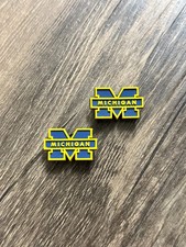 University of Michigan College Team Charm For Crocs Shoe Charms - 2 Pieces